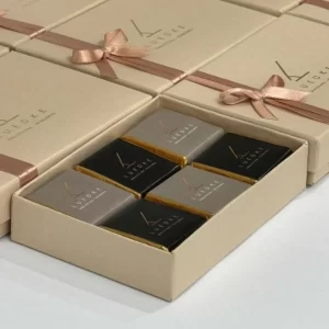 Caixa 6 Chocolates (14G Quadrada Alta)